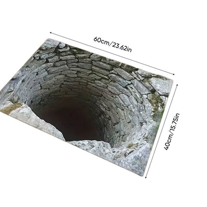 3D Optical Illusion Anti-Slip Floor Mat - 40*60cm/15.75 × 23.62 in