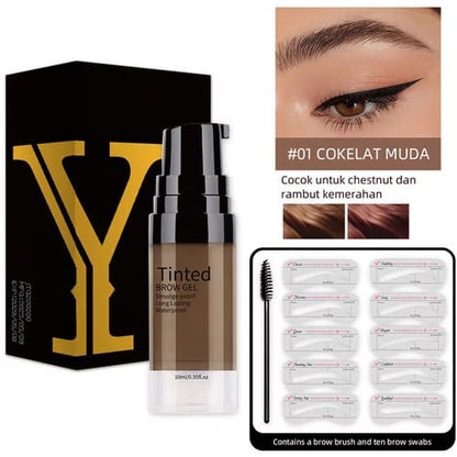 24H Waterproof Tinted Brow Gel - 🔥Popular combination pack🔥Light Brown