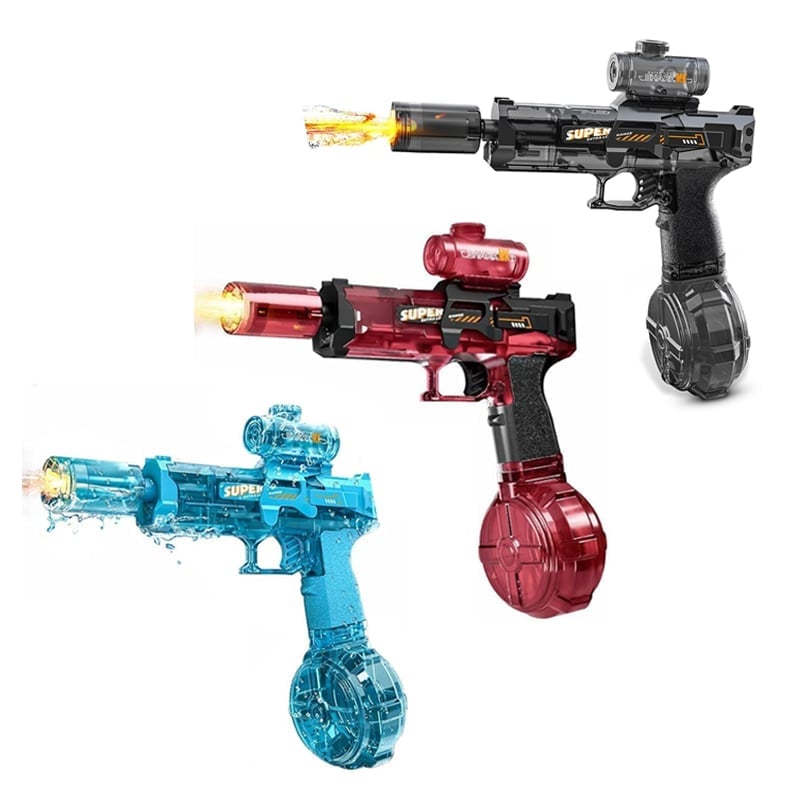 Electric Water Gun - Blue + Black + Red