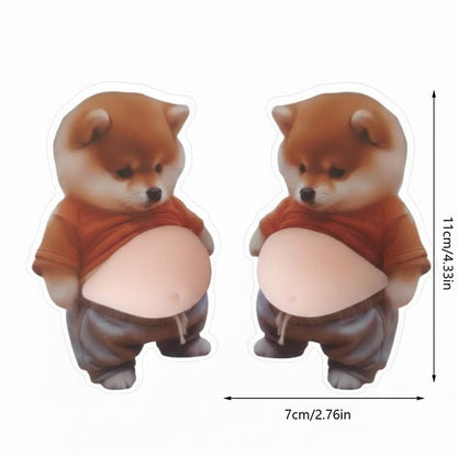 Chubby Shiba Inu Anti-Collision Sticker - 1 pair (2 pcs)