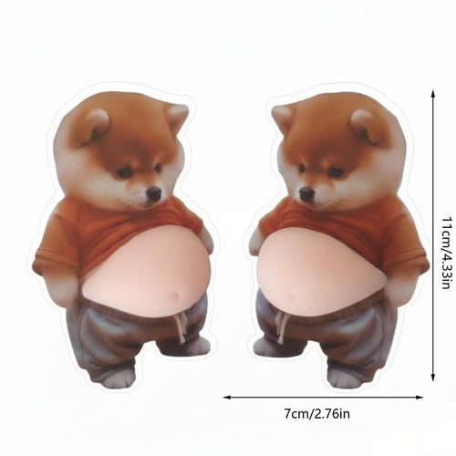Chubby Shiba Inu Anti-Collision Sticker - 1 pair (2 pcs)