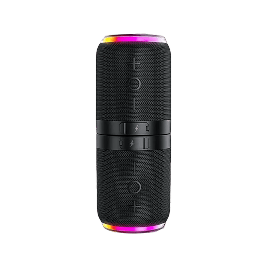 2-in-1 Magnetic Splittable Bluetooth Speaker - black