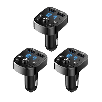 Car Bluetooth 5.0 FM Transmitter - 3 PCS