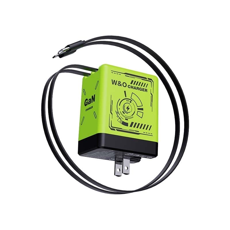 Dual PD Fast Charger - Green, U.S. standard