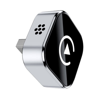 2-in-1 Adapter: Wireless CarPlay & Android Auto - Silver