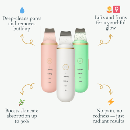 SkinPulse™ - Professional Ultrasonic Skin Cleansing