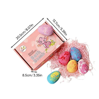 Easter Egg Bath Bombs - 1 set*pink box (6pcs)