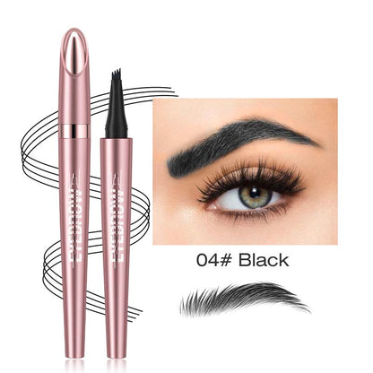 QIC Four-Prong Eyebrow Pencil - 04# Black