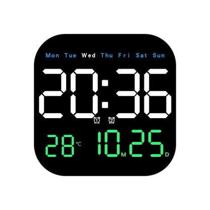 Hangable freestanding square clock - Three-color film