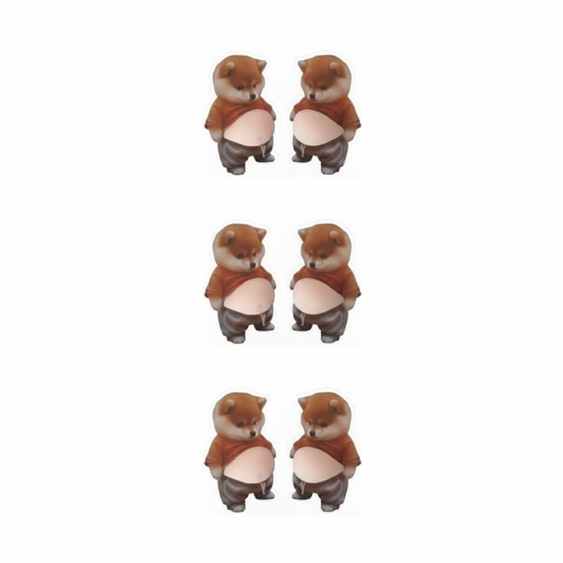 3 pair (6 pcs)