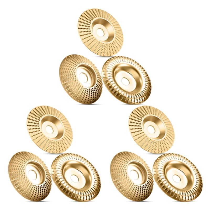 Angle Grinder Polishing Pad - 100mm Gold 3-piece set *3（9 pcs）