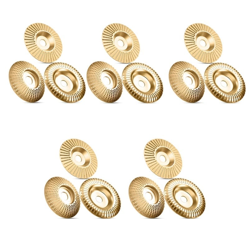 Angle Grinder Polishing Pad - 100mm Gold 3-piece set *5（15 pcs）