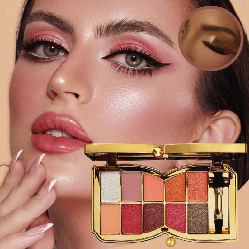 Your Beauty Diary 💟 | 10-color Glitter Eyeshadow Palette✨
