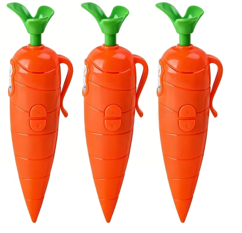 Carrot-Shaped Voice Recorder - 3 pcs