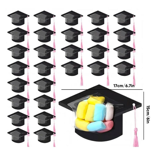 Graduation Cap Candy Card Set - 1 SET