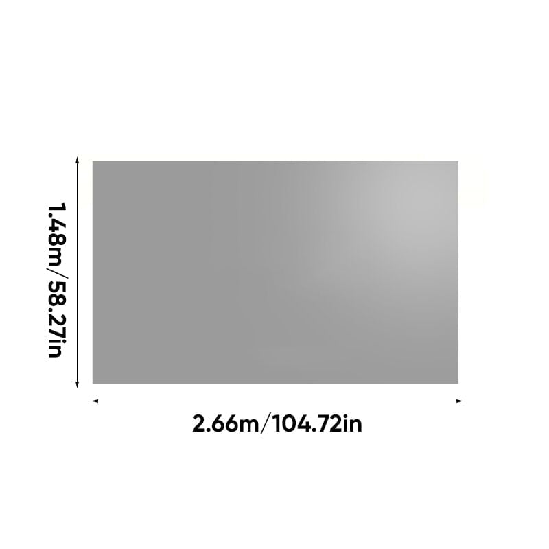 Basic model 120-inch 16:9 (2.66m wide * 1.48m high)