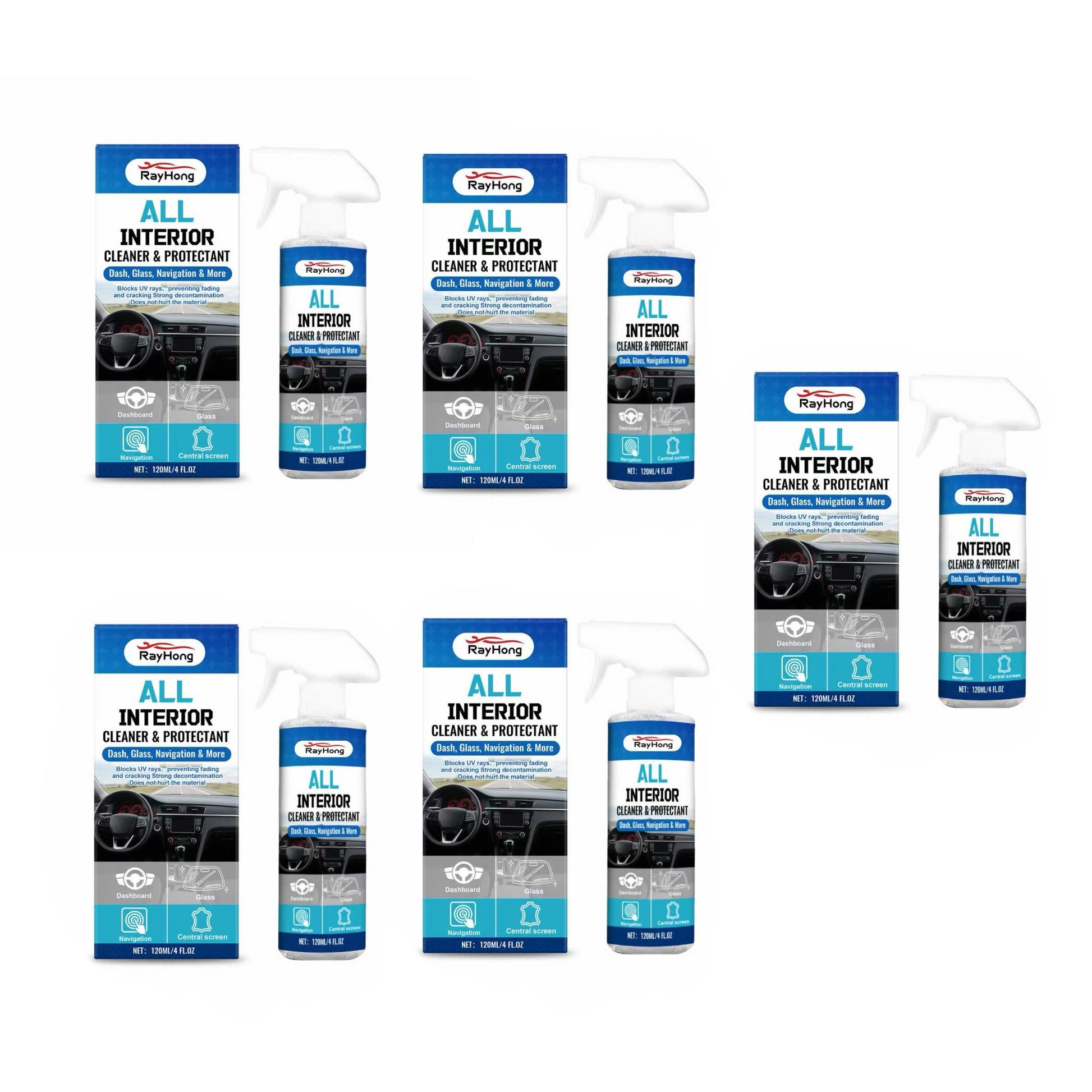 All Interior Cleaner & Protectant - 5 Pcs (Buy 3 get 2 free)
