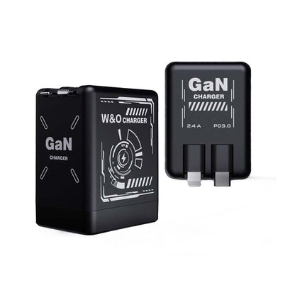 Dual PD Fast Charger - Black, U.S. standard