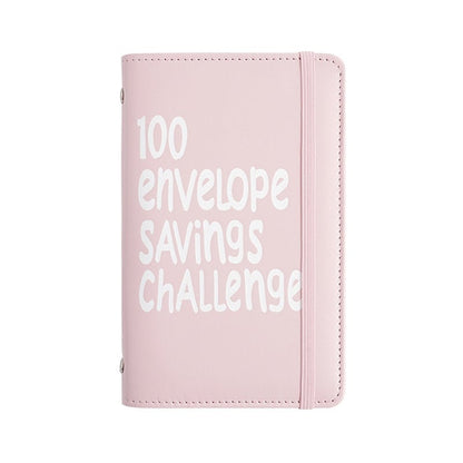 100 Envelope Savings Challenge Binder - 💖📒Pink