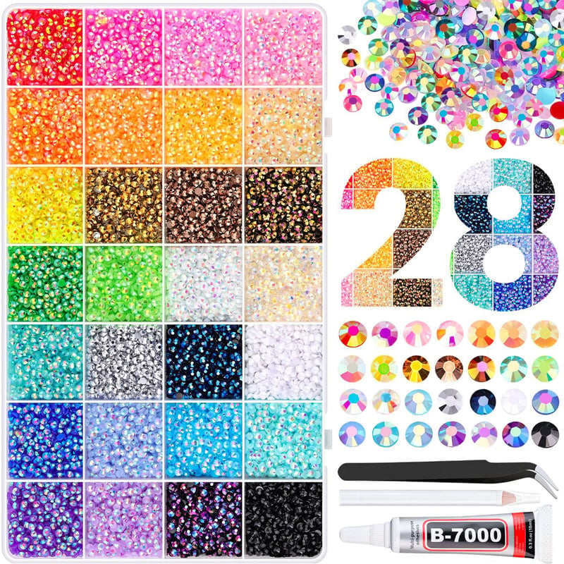 1 Set(30, 000pcs+10ml glue+tool)