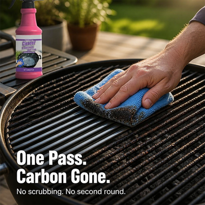 FlameForce™ — Lift Burnt-On Grease Off Your Grill in Two Minutes
