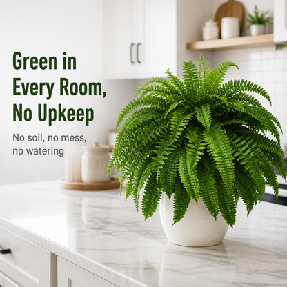 EverFern™ — Get Lush Boston Ferns That Never Fade or Need Watering