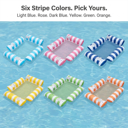 SurfEase™ 4-Side Lounge Float — Sit Upright, Lay Flat, Stay Cool All Afternoon